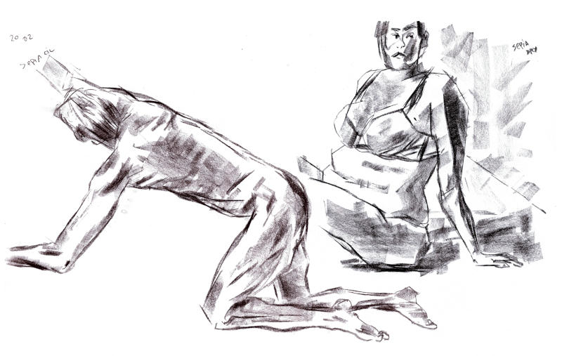 Figurative drawing from Line of Action site