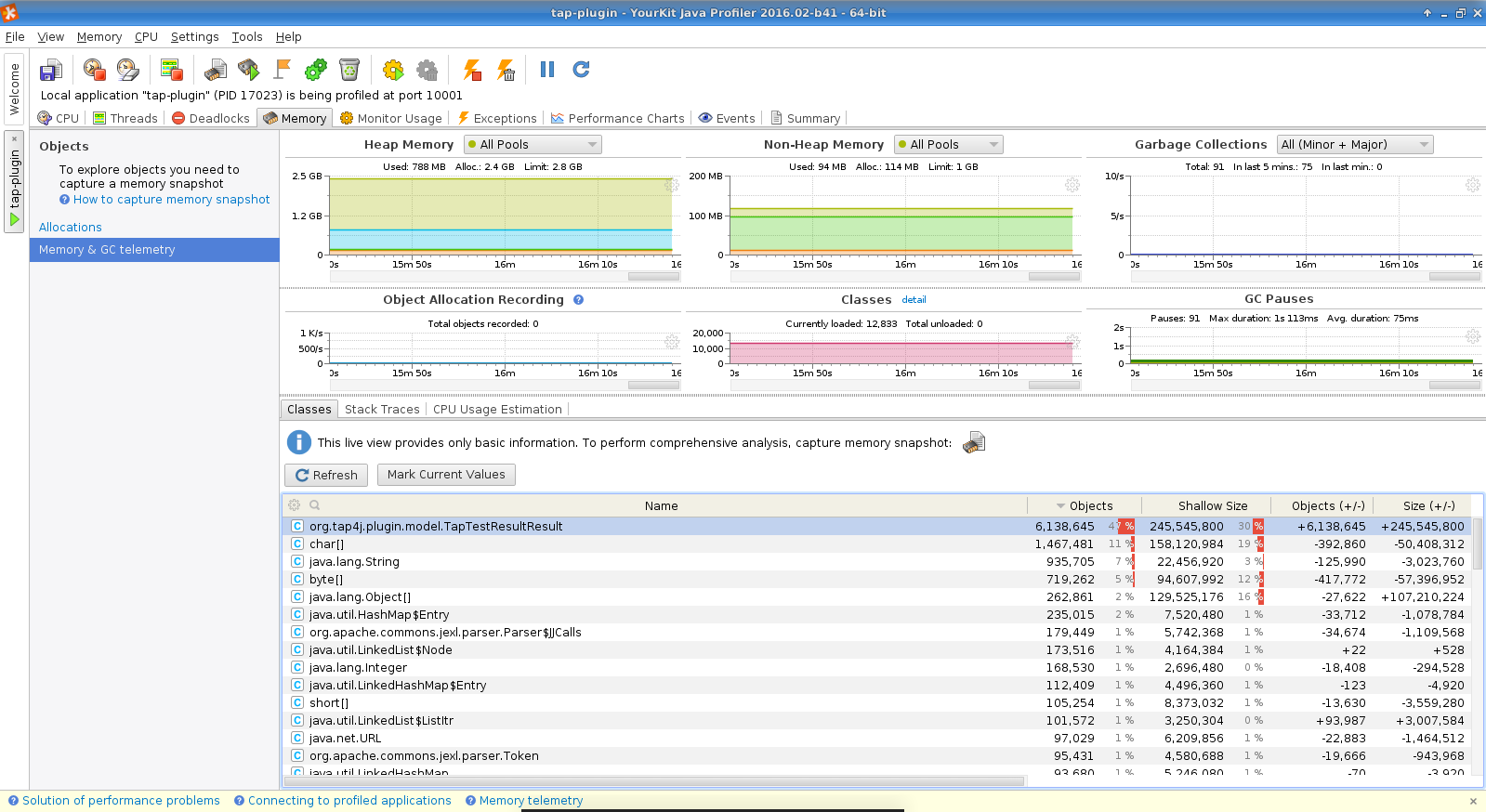 JENKINS-17887 YourKit profiler