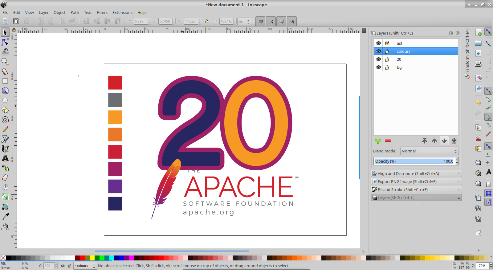 create vector logo in inkscape