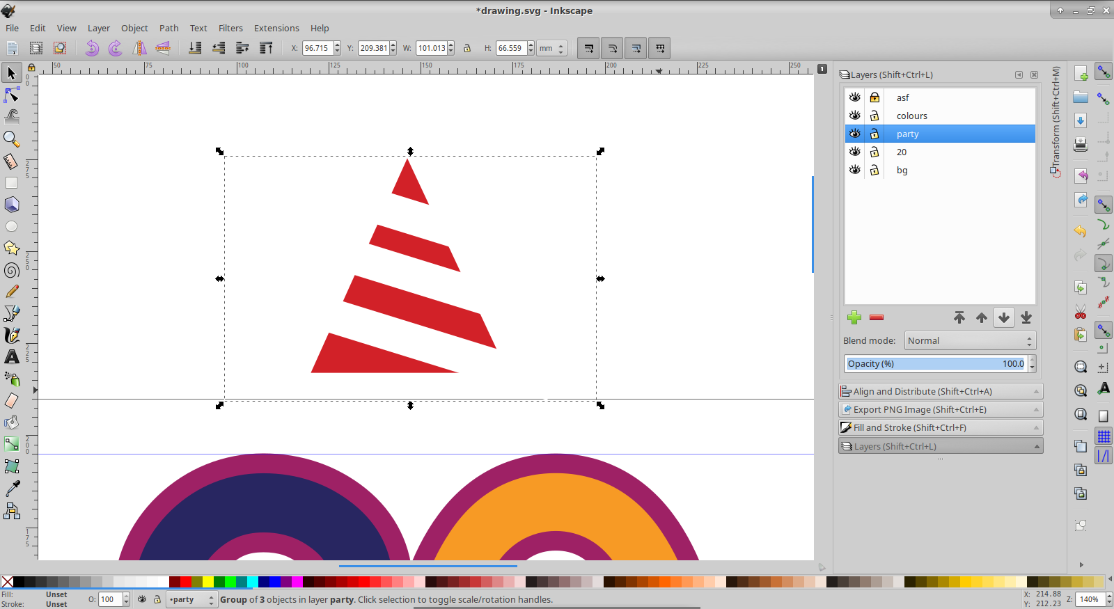 using inkscape to create a logo